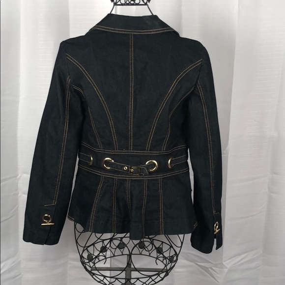 Bisou Bisou Denim Jacket Womens Small - Picture 4 of 4